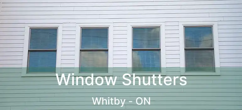  Window Shutters Whitby - ON