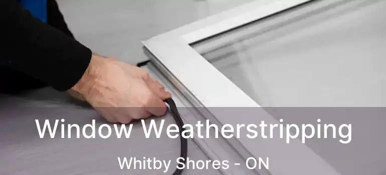  Window Weatherstripping Whitby Shores - ON